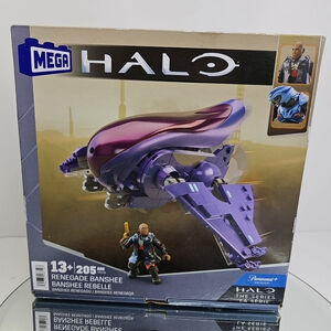 Mega Halo Renegade Banshee Building Set 205 Piece 13+ W Soren-066 Mini Fig NEW